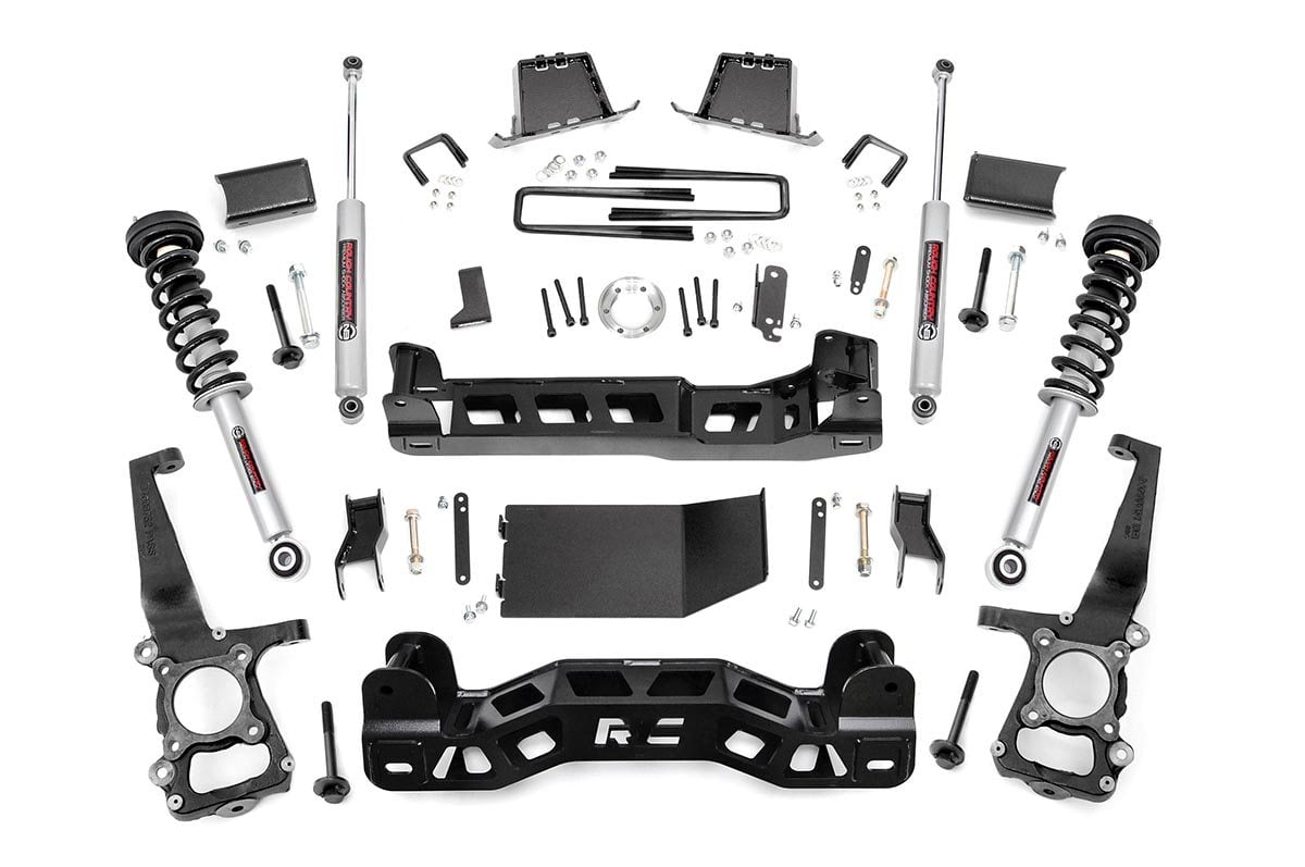 Ford F-150 Suspension Lift Kit - Rough Country - 6-Inch Lift Kit | N3 Struts - '11-'13